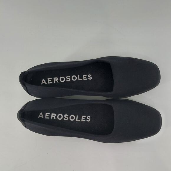 Aerosoles Cowley Loafer Flat Womens Black Wedge Size 8.5 - Picture 2 of 12